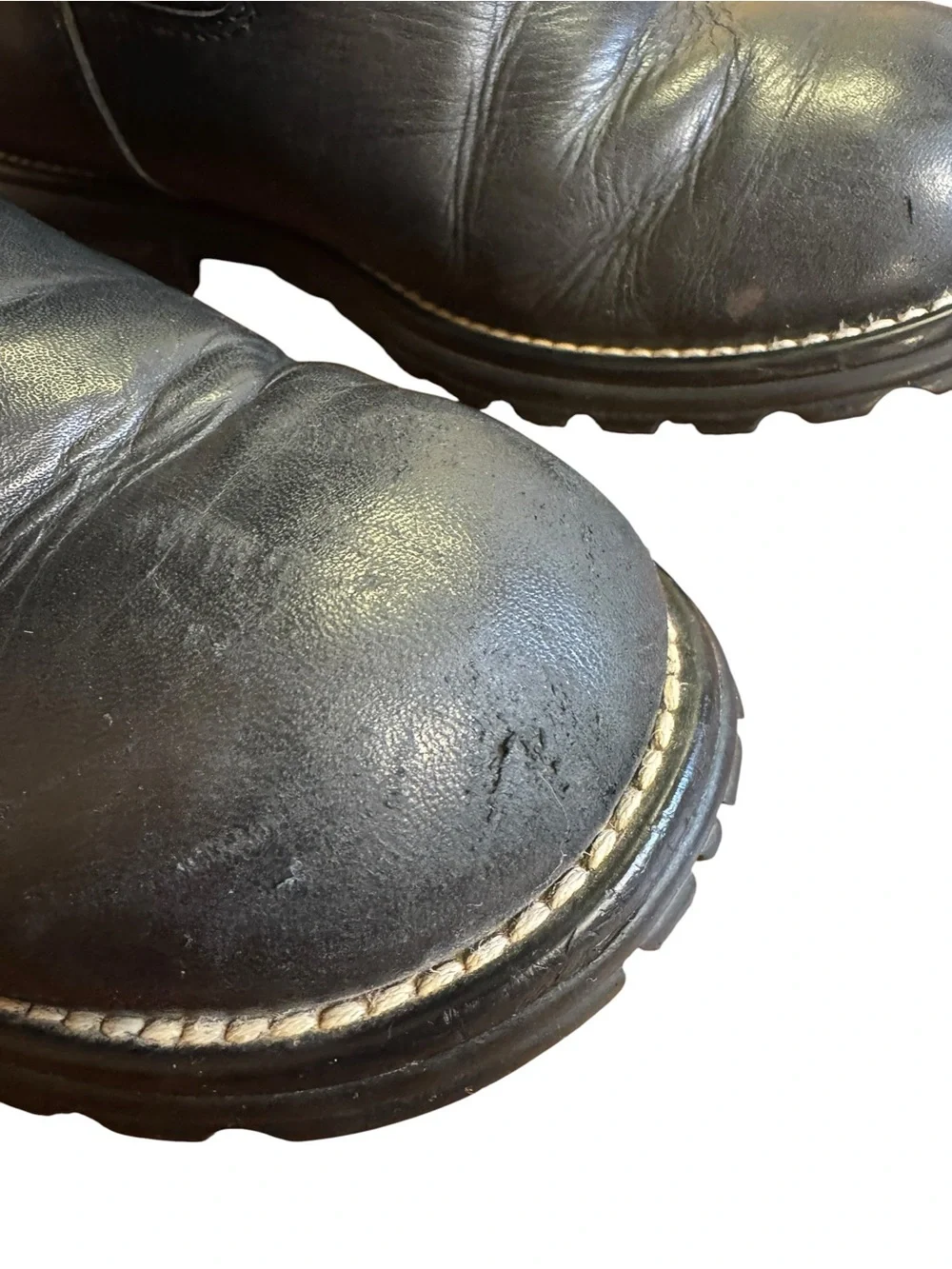 UGG Black Leather & Suede Pull-On Winter Boots Women’s 9